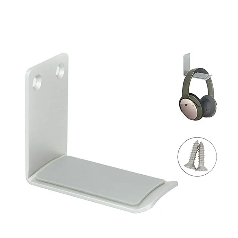 Портативна поставка за слушалки, държач за слушалки, подходящи за игри, на основата на притежателя на слушалки, Офис подвижни двойни слушалки