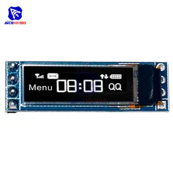 0,69-инчов 4-Пинов OLED-Дисплейный Модул 96x16 3-5,5 В IIC Интерфейс OLED-Екранната такса за Arduino