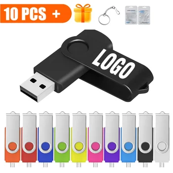 10 бр./търговия на едро с USB Флаш памет 1 GB 2 GB 4 GB 8 GB 16 GB 32 ГРАМА 64 GB И 128 GB Флаш диск, на USB-памет, Флаш диск с Безплатен Потребителски Лого