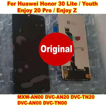 100% Оригинал За Huawei Enjoy 20 Pro/Enjoy Z 5G LCD Сензорен дисплей, Дигитайзер, В Събирането, Сензор За Честта 30 Lite MXW-AN00