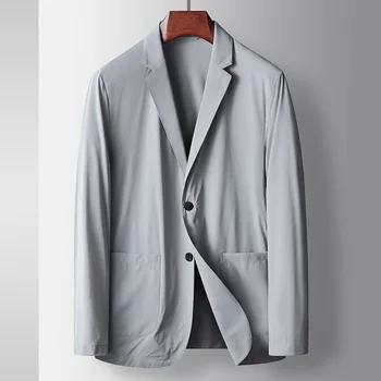 E1513-мъжки костюм, лятно ежедневното бизнес свободно палто