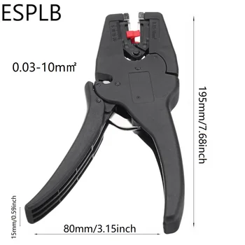 ESPLB 0,03-10 mm Устройство за източване на кабели с плосък клюн, електрическа маша за източване на тел, клещи за саморегулирующихся ръчни инструменти
