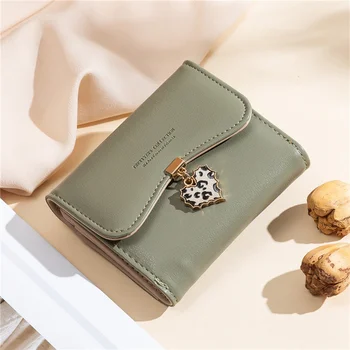 Prettyzys / Pretty's малък, свеж, прост женски кратък чантата с отложено във формата на любовта в три събиране