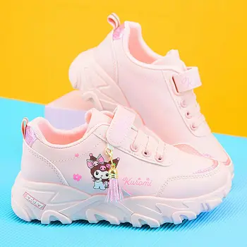 Sanrio/туристически Обувки Hello Kitty За момичета и момчета Kuromi 2023, Пролетно-лятна детски обувки за тенис на маса, Ежедневни обувки с Анимационни герои, Маратонки Y2K
