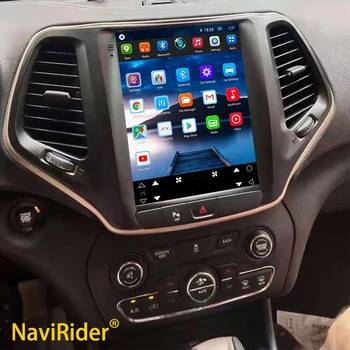 Авто Android 13 За Jeep Cherokee 5 КЛ 2014-2018 Авторадио Мултимедиен Плейър GPS Навигация Carplay No 2din DVD 5G Wifi