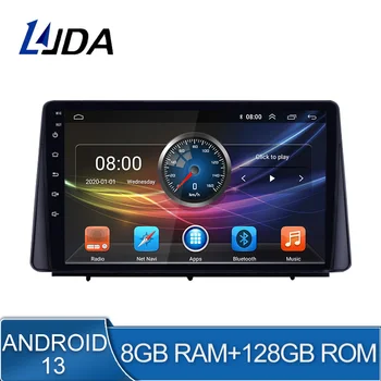 Авто мултимедиен плейър 8G + 128G DSP Android 13 за Ford focus 2019, Автомагнитола 2 Din, GPS-навигация, стерео уредба, WiFi, Автоаудио, Carplay