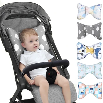 Детска възглавница За главата с останалите автомобилни седалки за бебета, cartoony на облегалката за глава за сън, Възглавница за сън на новородените, възглавница за подкрепа на врата на столчето за кола