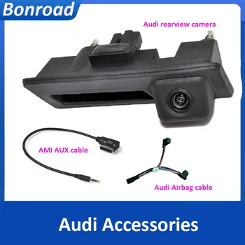 Дръжка на Багажника на Автомобила Камера за обратно виждане/Кабел въздушни Възглавници/Кабел AMI-AUX За Мултимедиен Плеър Audi A4 A4L A5 B8 B9 A6 A7 A6L Q5 Q3