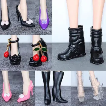 Качествена стоп-моушън обувки 1/6, нови оригинални сандали за кукли 10 стилове, обувки на висок ток 30 см, аксесоари за кукли