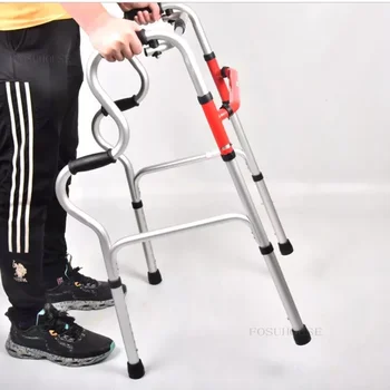 Многофункционално помощно средство за разходка Лек Сгъваем Бастун от алуминиева сплав за по-възрастните хора с увреждания