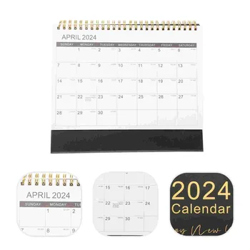 Настолен календар-планер за цялата година, настолен календар Calenda, малък настолен календар, постоянен календар, настолен календар за запис на събитията.