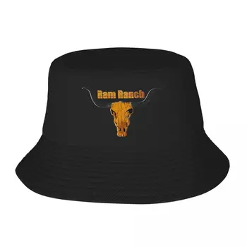 Нова шапка Ram Ranch SkullCap Bucket Hat елит на марката в стил хип-хоп, слънчеви шапки в стил уестърн, мъжка шапка, дамски