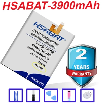 Основен марка HSABAT, 100% нова батерия BT-5006 капацитет от 3900 mah за Leagoo Power 2 Power2 в наличност