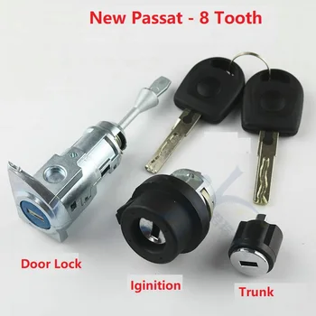 Пълен авто ключалка за VW New Passat 8-печен шлосерски инструмент за подмяна на цилиндъра крилото на замъка
