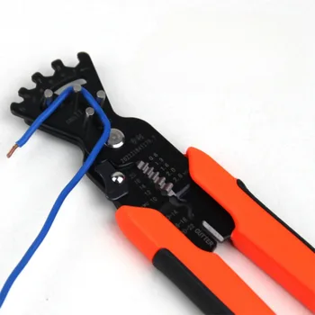 Специални клещи за източване на кабели 5 В 1, Многофункционални Клещи за рязане на кабели електротехник, за източване на кожата, ножици за навиване на кабели