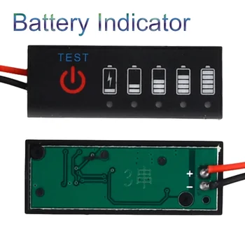 Такса Индикатор Процентното Съдържание на Литиево-йонна Батерия 1/2/3/4/5/6/7 S Модул Led Дисплей Литиево-йонна Батерия със Защита От Обратно Свързване