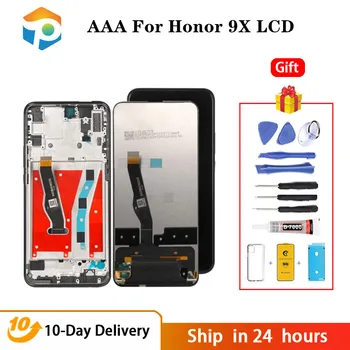 Тест AAA За Huawei Honor 9X LCD дисплей С touch Screen Digitizer Резервни Части За Честта 9X Display 6,59 инча