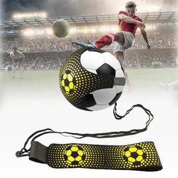 Чанти за жонглиране с футболна топка Детски Помощен колан за тренировки по круговому движение Solo Soccer Футболен Симулатор Kick за детско оборудване Подарък