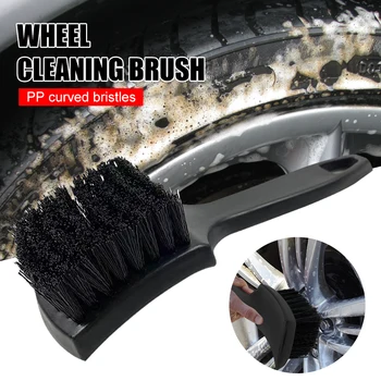 Четка за джантата автомобилни гуми Комплект Четки за почистване на главината на колелото Инструменти за почистване на детайли на автомобила Автомобилни Аксесоари за почистване на гуми